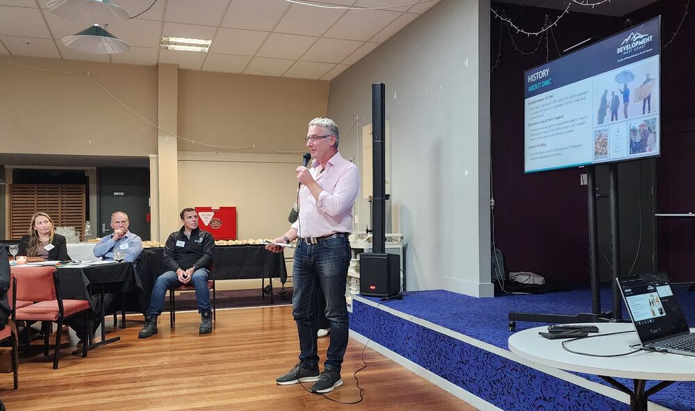 Moment from the Thrive evening