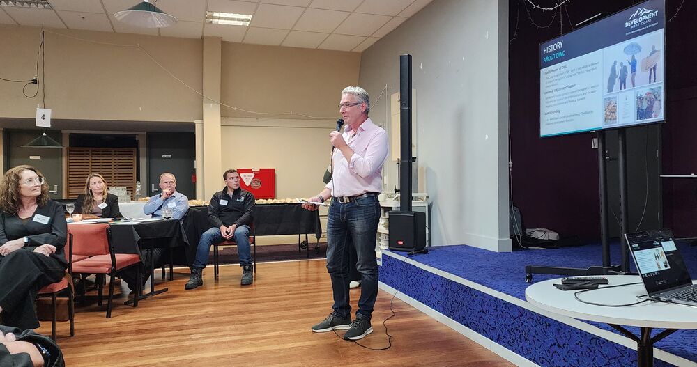 Moment from the Thrive evening