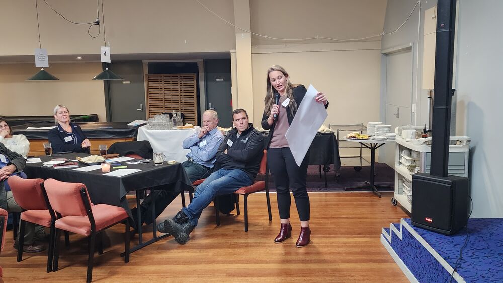 Moment from the Thrive evening