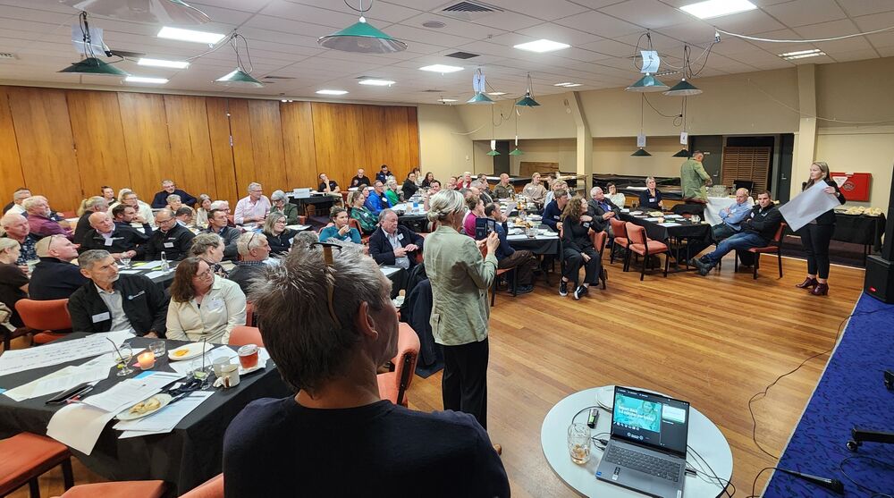 Moment from the Thrive evening
