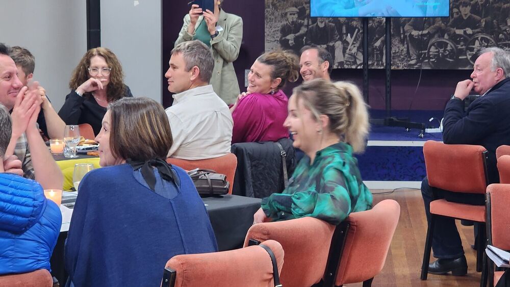 Moment from the Thrive evening